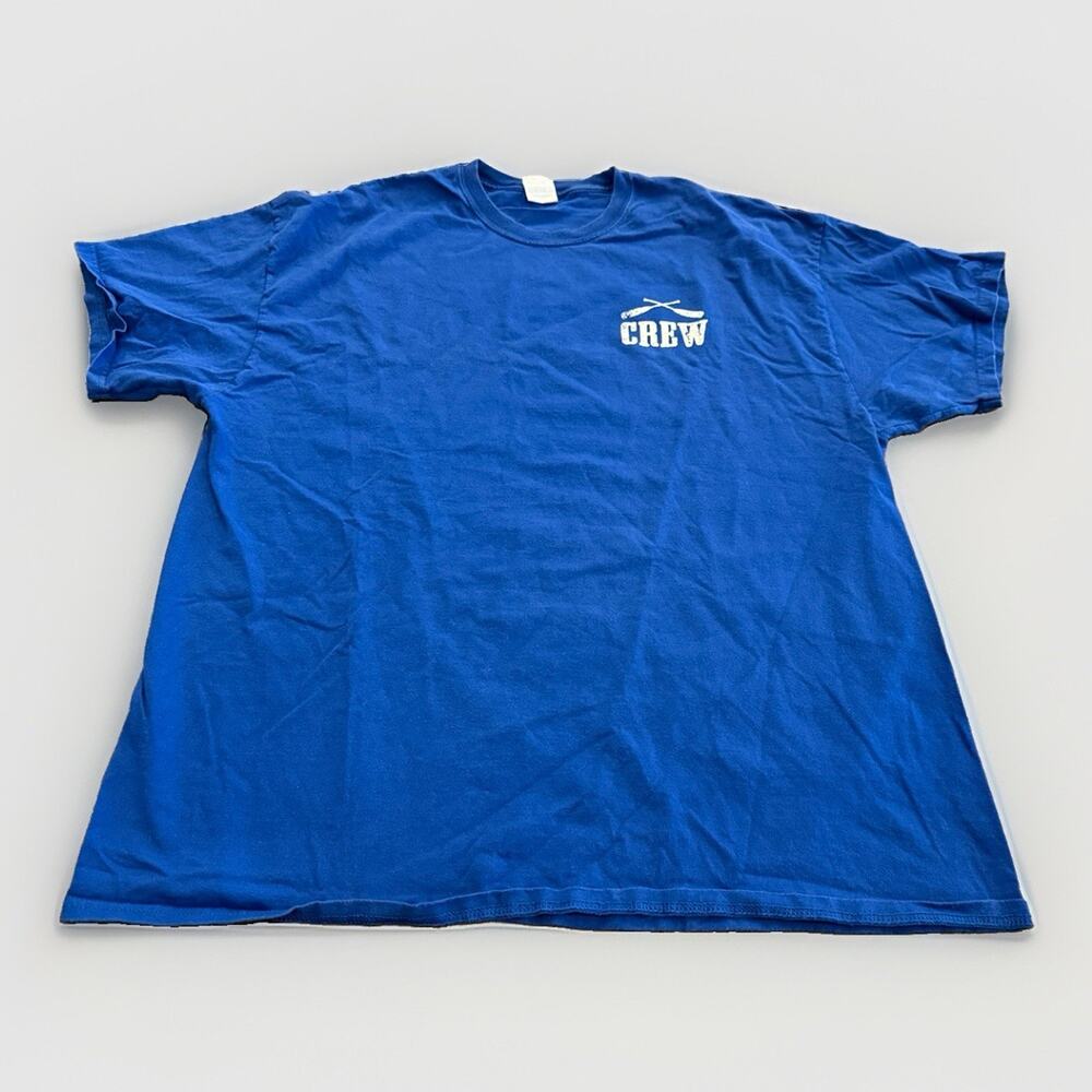 Trader Joe’s Mens Blue Crew Member Employee Uniform T Shirt Size XXL 2XL